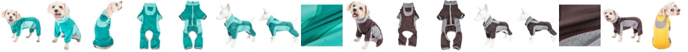 Pet Life Active 'Warm-Pup' Performance Two Toned Full Body Warm Up